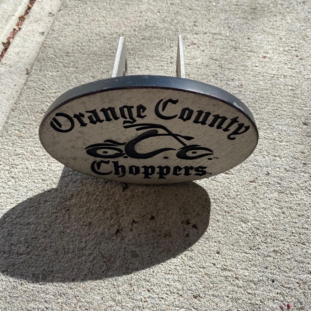 Orange County chopper hitch cover